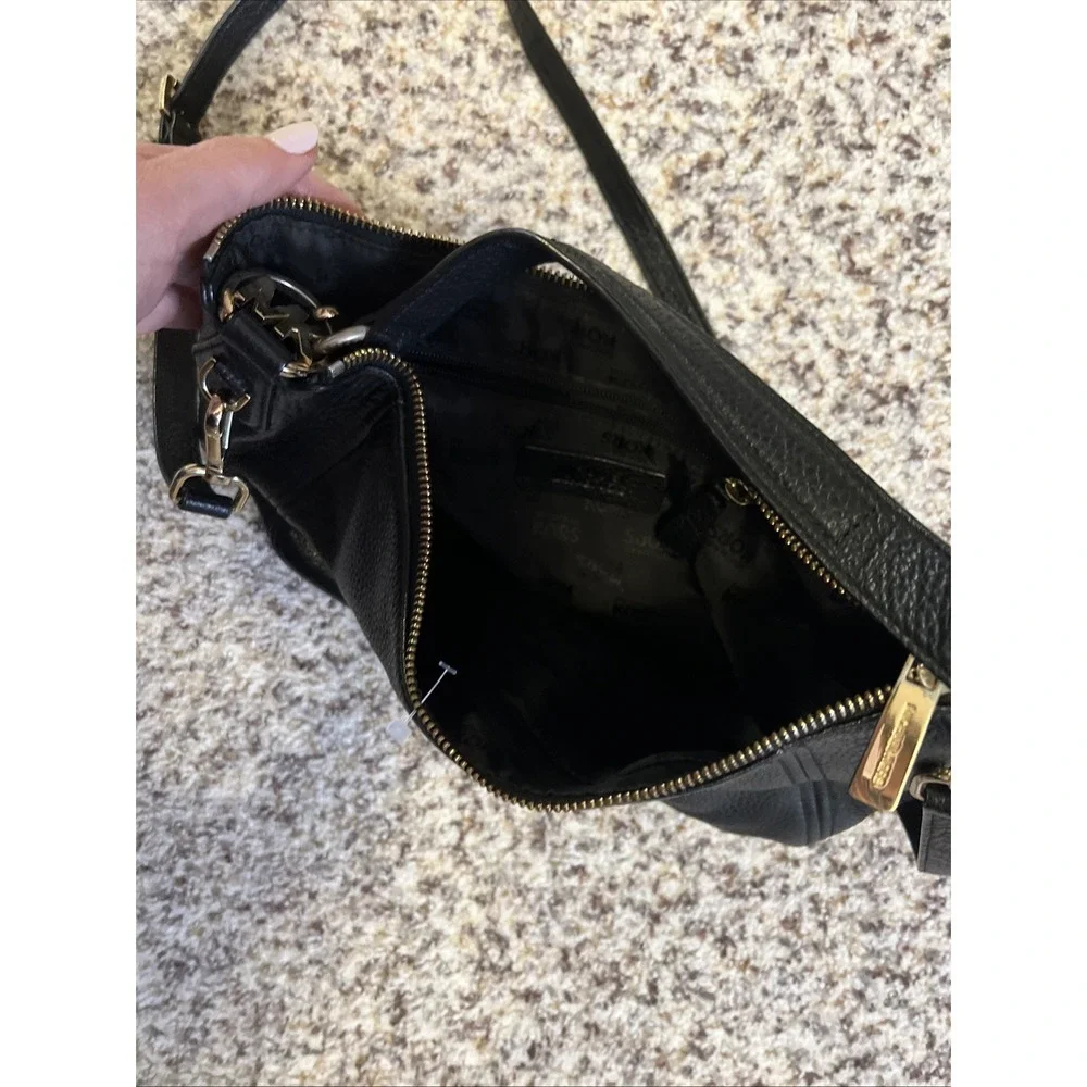 MICHAEL KORS Medium Pebbled Leather Black Bag‎ Crossbody No Scraches Or Damages